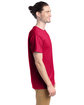 Hanes Adult Essential Short Sleeve T-Shirt athletic crimson ModelSide
