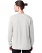 Hanes Men's ComfortSoft Long-Sleeve T-Shirt white ModelBack