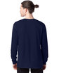 Hanes Men's ComfortSoft Long-Sleeve T-Shirt navy ModelBack