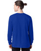 Hanes Men's ComfortSoft Long-Sleeve T-Shirt deep royal ModelBack