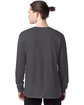 Hanes Men's ComfortSoft Long-Sleeve T-Shirt smoke gray ModelBack