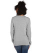 Hanes Men's ComfortSoft Long-Sleeve T-Shirt oxford gray ModelBack