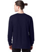 Hanes Men's ComfortSoft Long-Sleeve T-Shirt athletic navy ModelBack