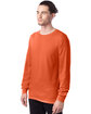 Hanes Men's ComfortSoft Long-Sleeve T-Shirt texas orange ModelQrt