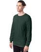 Hanes Men's ComfortSoft Long-Sleeve T-Shirt athletic dk gren ModelQrt