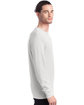 Hanes Men's ComfortSoft Long-Sleeve T-Shirt white ModelSide