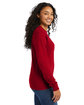 Hanes Men's ComfortSoft Long-Sleeve T-Shirt deep red ModelSide