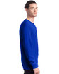 Hanes Men's ComfortSoft Long-Sleeve T-Shirt athletic royal ModelSide