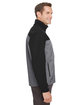 Dri Duck Men's Water-Resistant Soft Shell Motion Jacket BLACK HEATHER ModelSide