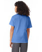 Hanes Youth 50/50 T-Shirt carolina blue ModelBack