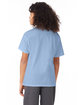 Hanes Youth 50/50 T-Shirt LIGHT BLUE ModelBack