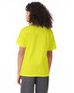 Hanes Youth 50/50 T-Shirt SAFETY GREEN ModelBack