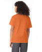 Hanes Youth 50/50 T-Shirt SAFETY ORANGE ModelBack