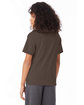 Hanes Youth 50/50 T-Shirt HEATHER BROWN ModelBack