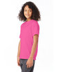 Hanes Youth 50/50 T-Shirt WOW PINK ModelQrt