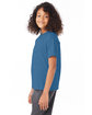 Hanes Youth 50/50 T-Shirt HEATHER BLUE ModelQrt