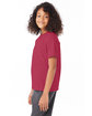 Hanes Youth 50/50 T-Shirt HEATHER RED ModelQrt