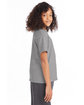 Hanes Youth 50/50 T-Shirt oxford gray ModelSide