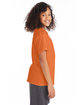 Hanes Youth 50/50 T-Shirt SAFETY ORANGE ModelSide