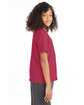 Hanes Youth 50/50 T-Shirt heather red ModelSide