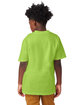 Hanes Youth Beefy-T® lime ModelBack