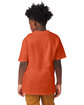 Hanes Youth Beefy-T® orange ModelBack