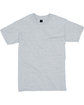 Hanes Youth Beefy-T® ash FlatFront