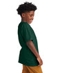 Hanes Youth Beefy-T® deep forest ModelSide