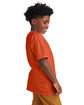 Hanes Youth Beefy-T® orange ModelSide
