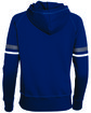 Augusta Sportswear Girls Spry Hooded Sweatshirt navy/ wht/ graph ModelBack