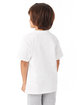 Hanes Youth Authentic-T T-Shirt white ModelBack
