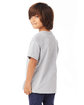 Hanes Youth Authentic-T T-Shirt light steel ModelBack