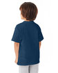 Hanes Youth Authentic-T T-Shirt navy ModelBack