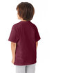 Hanes Youth Authentic-T T-Shirt MAROON ModelBack