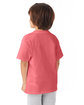 Hanes Youth Authentic-T T-Shirt CHARISMA CORAL ModelBack
