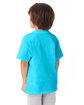 Hanes Youth Authentic-T T-Shirt BLUE HORIZON ModelBack