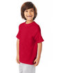 Hanes Youth Authentic-T T-Shirt DEEP RED ModelQrt