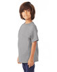 Hanes Youth Authentic-T T-Shirt OXFORD GREY ModelQrt