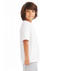 Hanes Youth Authentic-T T-Shirt WHITE ModelSide