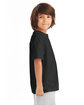 Hanes Youth Authentic-T T-Shirt BLACK ModelSide