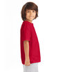 Hanes Youth Authentic-T T-Shirt DEEP RED ModelSide