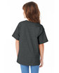 Hanes Youth Essential-T T-Shirt CHARCOAL HEATHER ModelBack