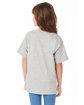 Hanes Youth Essential-T T-Shirt LIGHT STEEL ModelBack