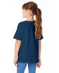 Hanes Youth Essential-T T-Shirt NAVY ModelBack