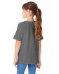 Hanes Youth Essential-T T-Shirt SMOKE GRAY ModelBack