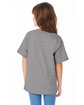 Hanes Youth Essential-T T-Shirt OXFORD GRAY ModelBack