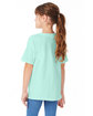 Hanes Youth Essential-T T-Shirt CLEAN MINT ModelBack
