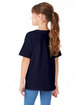 Hanes Youth Essential-T T-Shirt athletic navy ModelBack