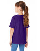Hanes Youth Essential-T T-Shirt athletic purple ModelBack