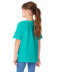 Hanes Youth Essential-T T-Shirt athletic teal ModelBack